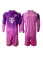 Bayern Munich Torwart Ausweichtrikot für Kinder 2025-26 Langarm (+ Kurze Hosen)